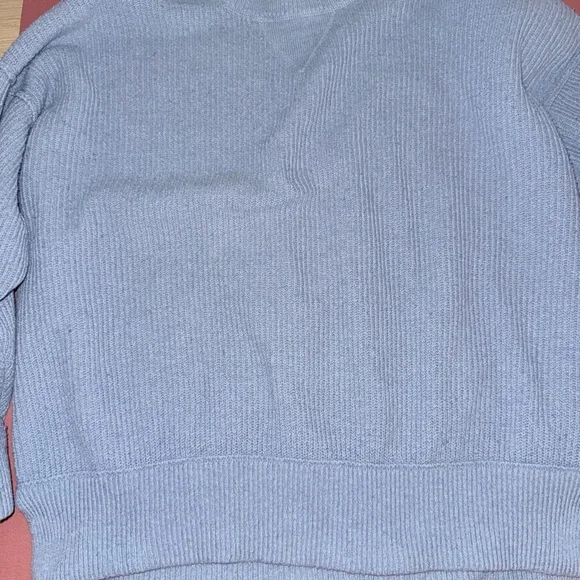 Aerie size small oversized Soft Blue Crew Neck Sweater - Picture 11 of 12